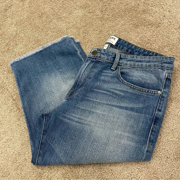 FRAME Denim | Le Vintage Bermuda Parkside Crop - Picture 4 of 11